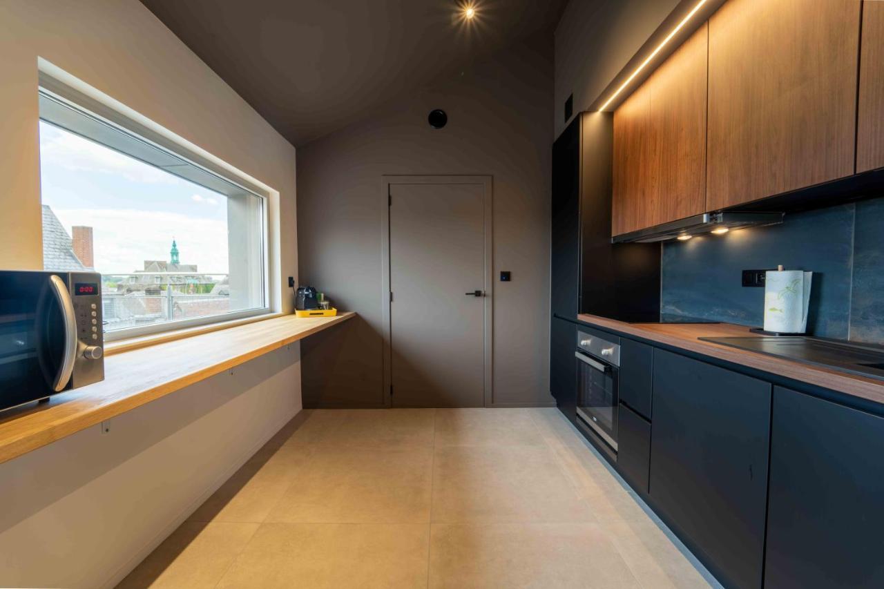 Luxury Penthouse & Terrace - Mons City Center Exterior foto